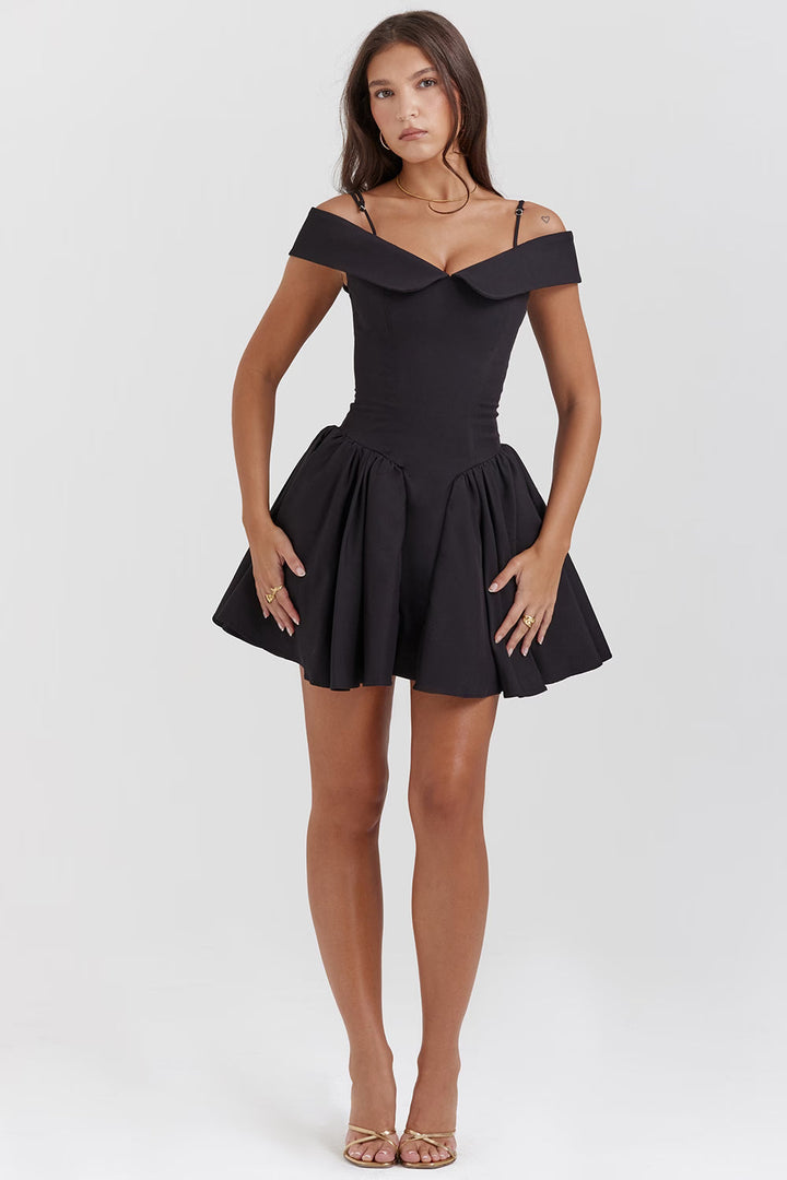 Kerry | Sculpted Minimalist Mini Dress