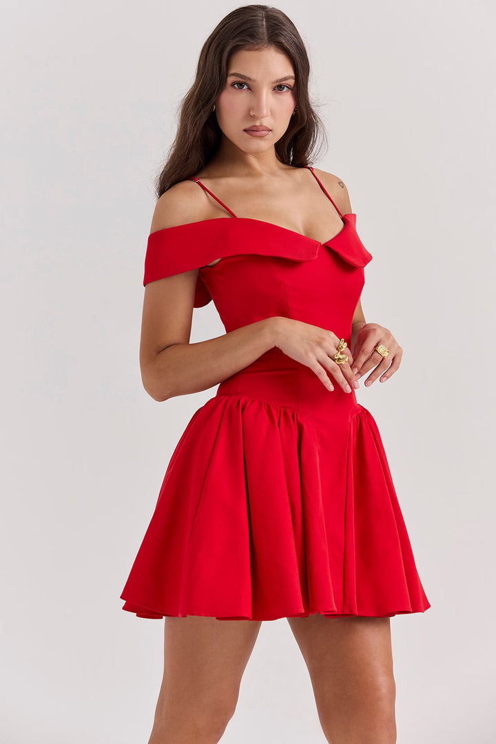 Kerry | Sculpted Minimalist Mini Dress
