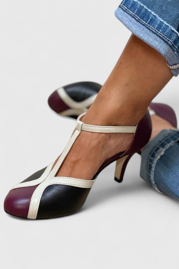 Eloise | Classic T-Strap Heels