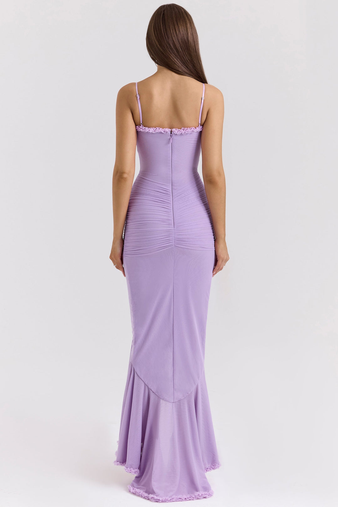 Diana | Ruched Sweetheart-Neck Maxi Dress