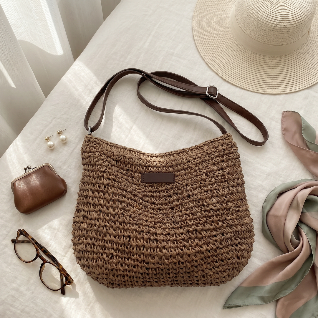 Pippa™ – Elegant Woven Shoulder Bag