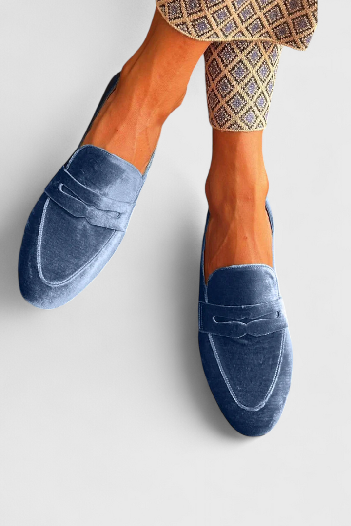Florence | Blue Comfort Loafers