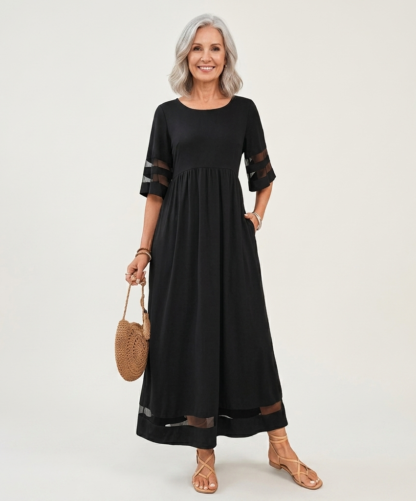 Amelia | Flattering Tummy-Smoothing Midi Dress