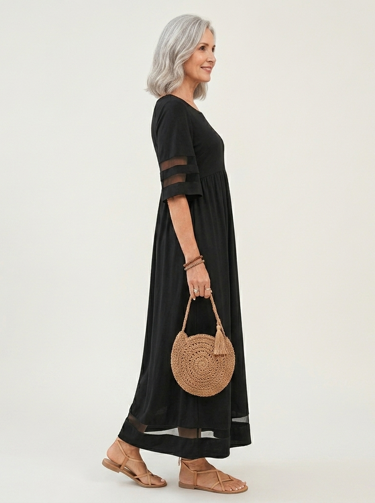 Amelia | Flattering Tummy-Smoothing Midi Dress