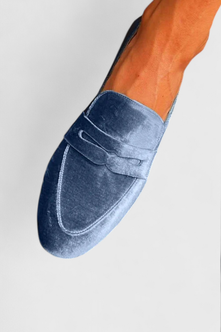 Florence | Blue Comfort Loafers