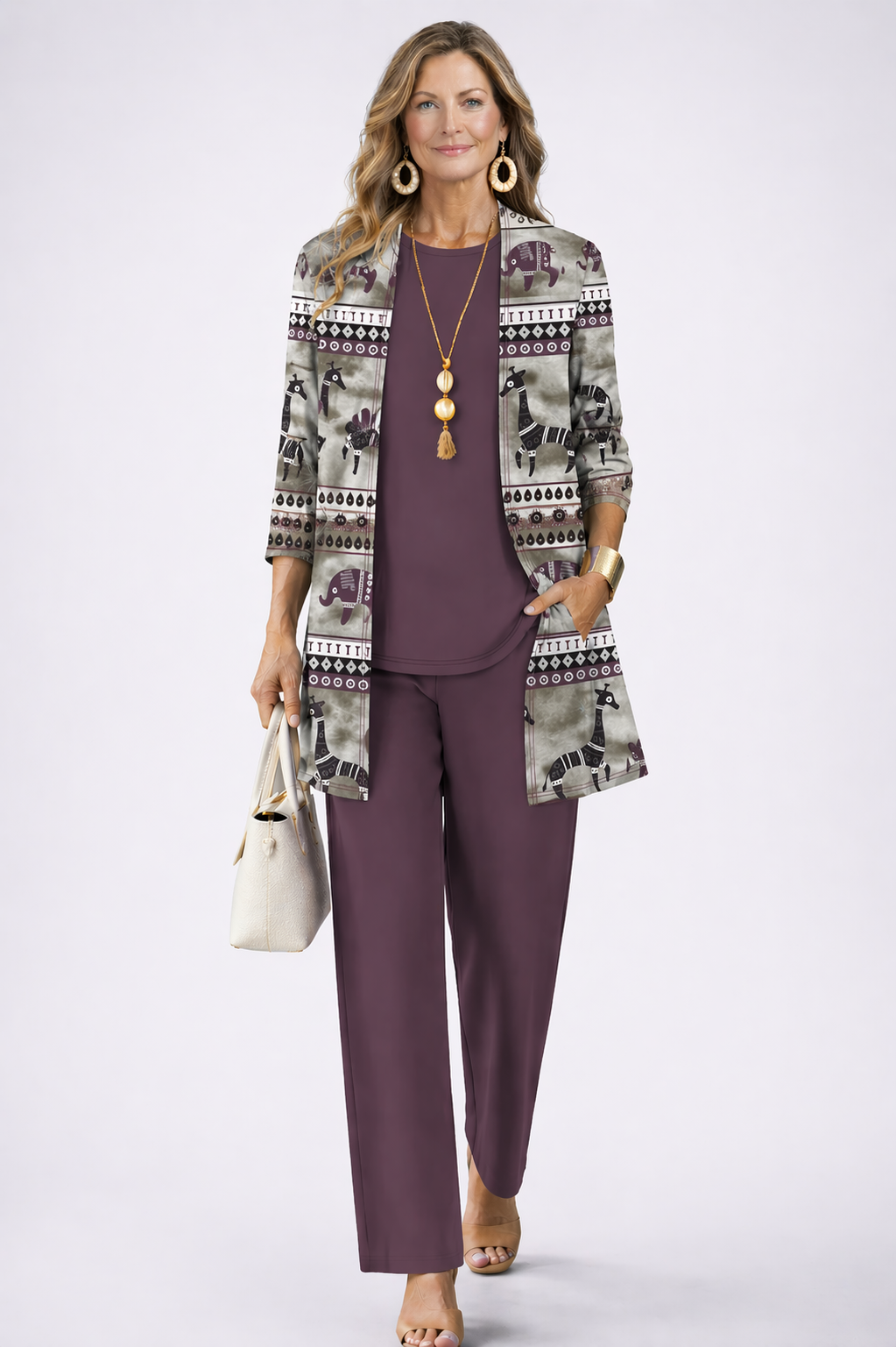 Beatrice | Plum Botanical Layered Set