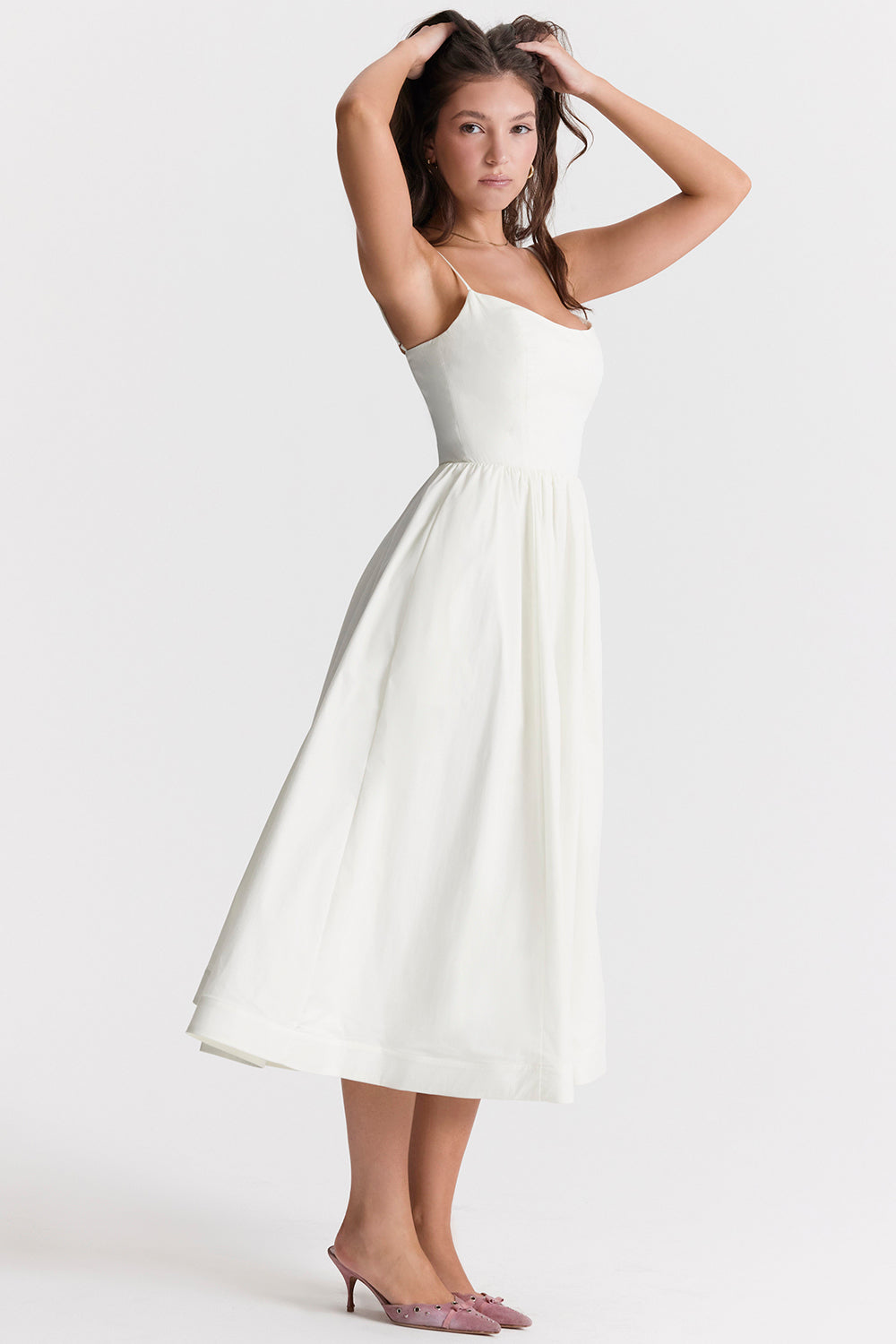 Patricia | Open-Back Elegant Midi Dress