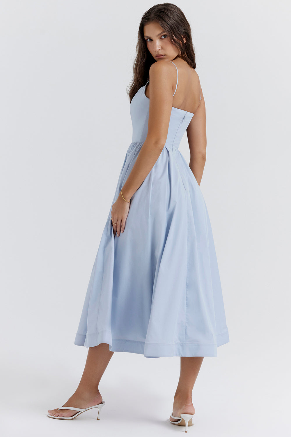 Patricia | Open-Back Elegant Midi Dress