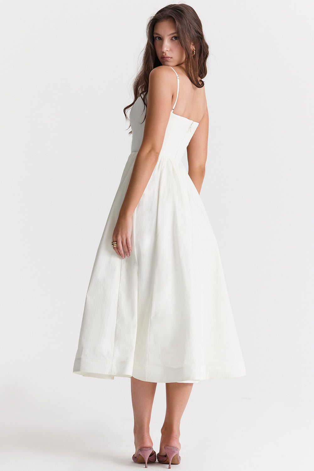 Patricia | Open-Back Elegant Midi Dress