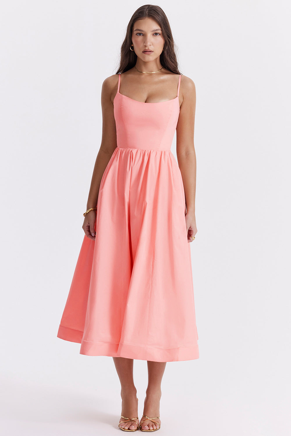 Patricia | Open-Back Elegant Midi Dress