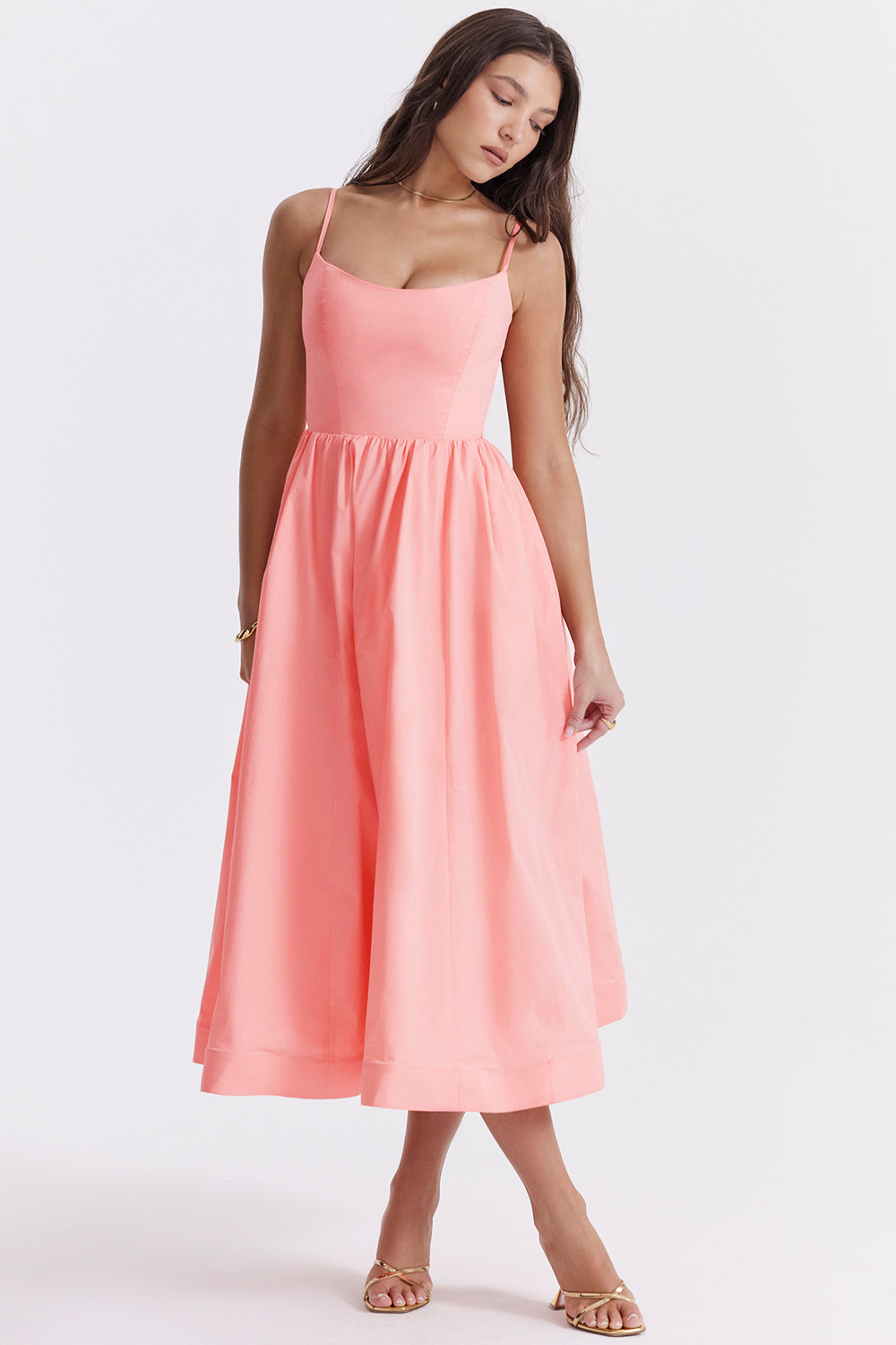 Patricia | Open-Back Elegant Midi Dress