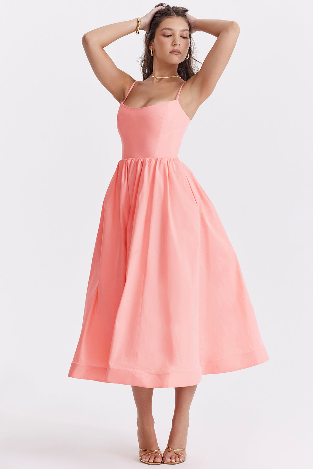 Patricia | Open-Back Elegant Midi Dress