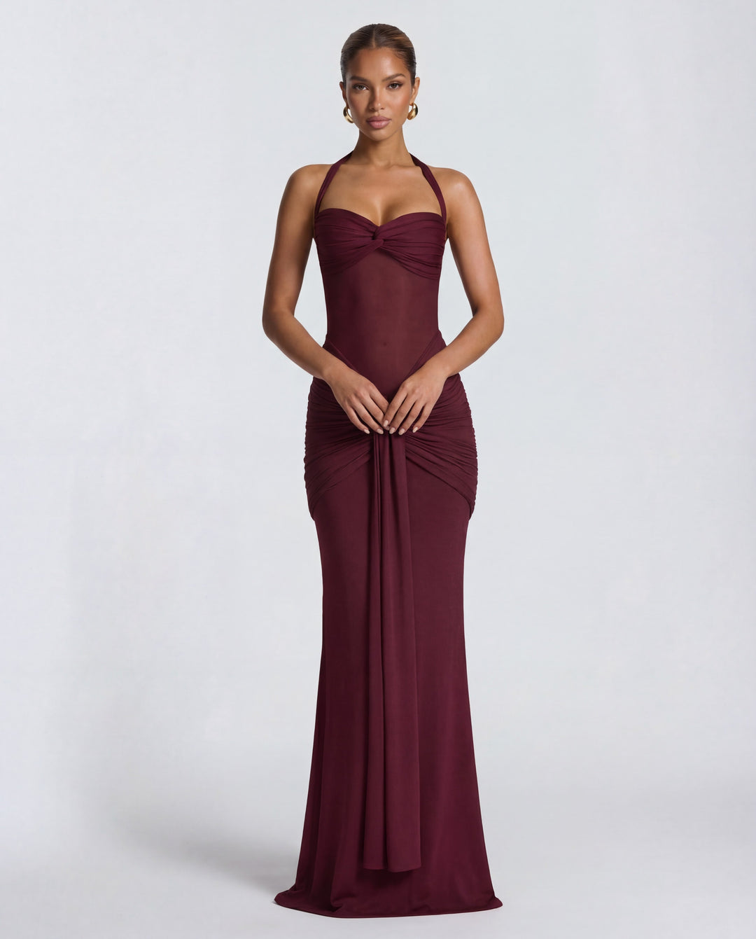 Julie | Ruched Maxi Dress