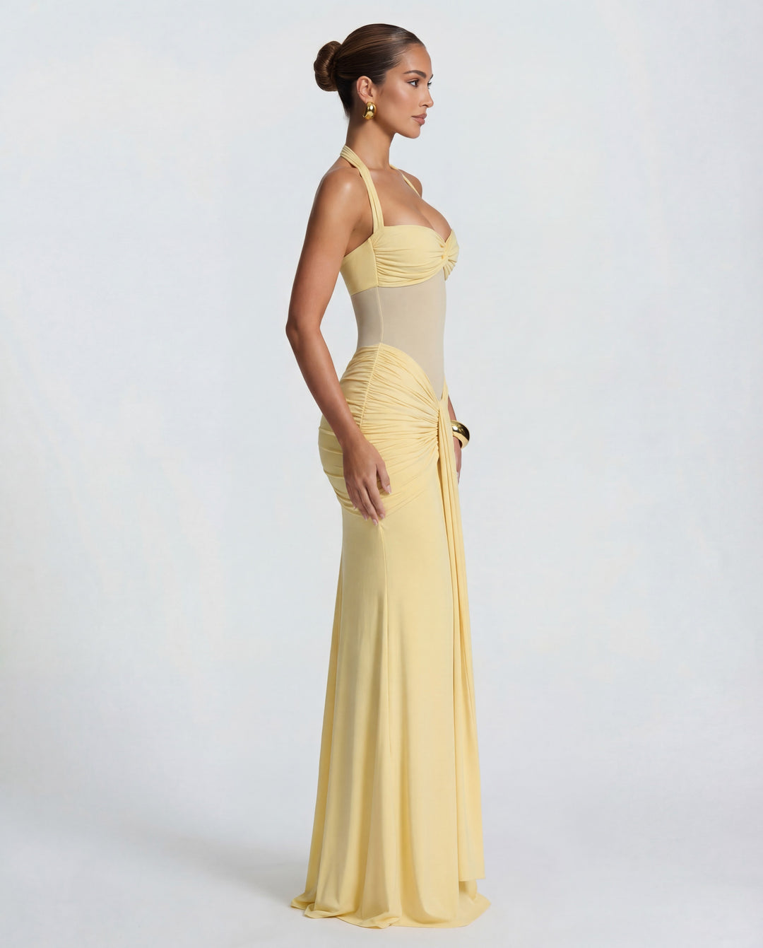 Julie | Ruched Maxi Dress