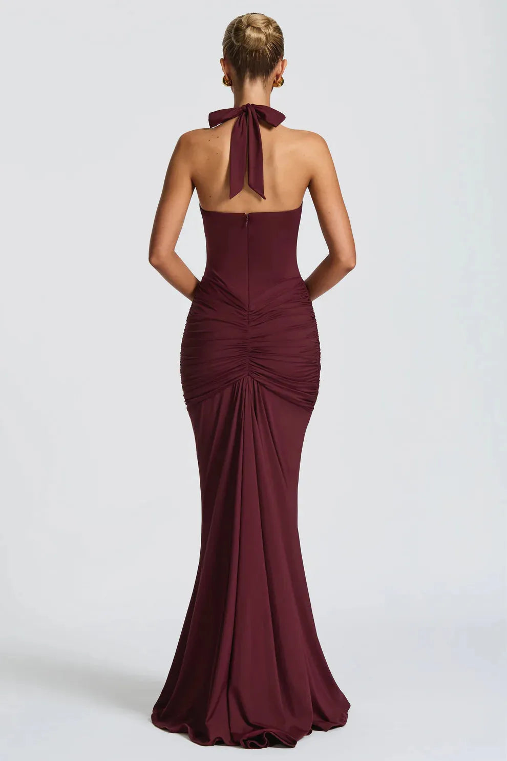 Colleen | Draped Maxi Dress