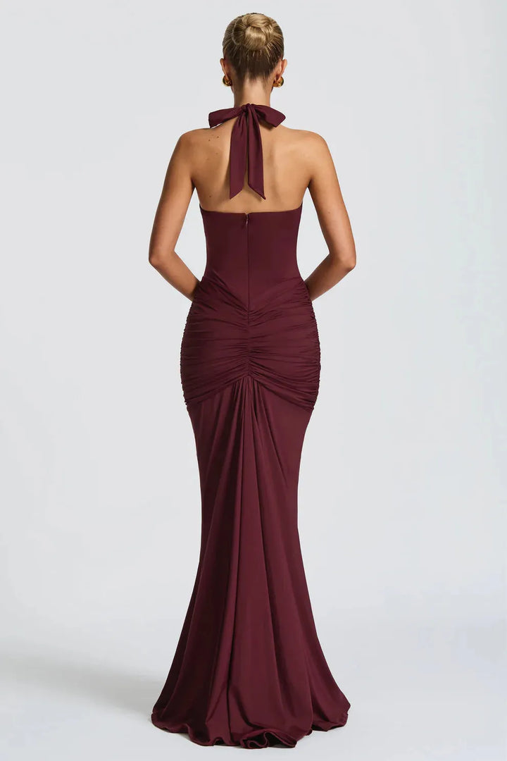 Colleen | Draped Maxi Dress