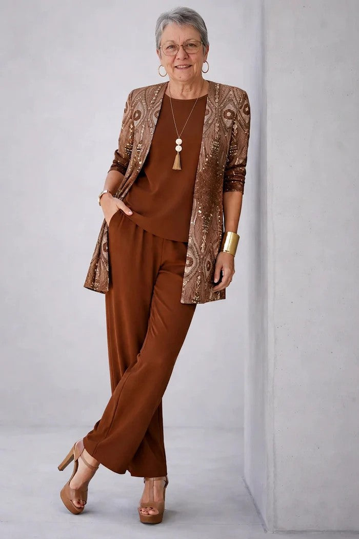 Amelia | Flowing Layered Three-Piece Set