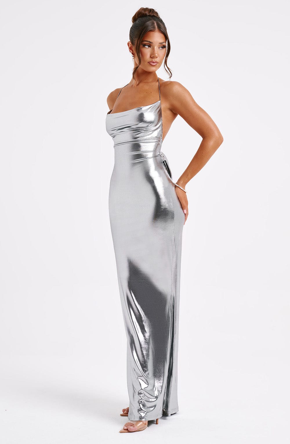 Melanie | Open-Back Maxi Dress