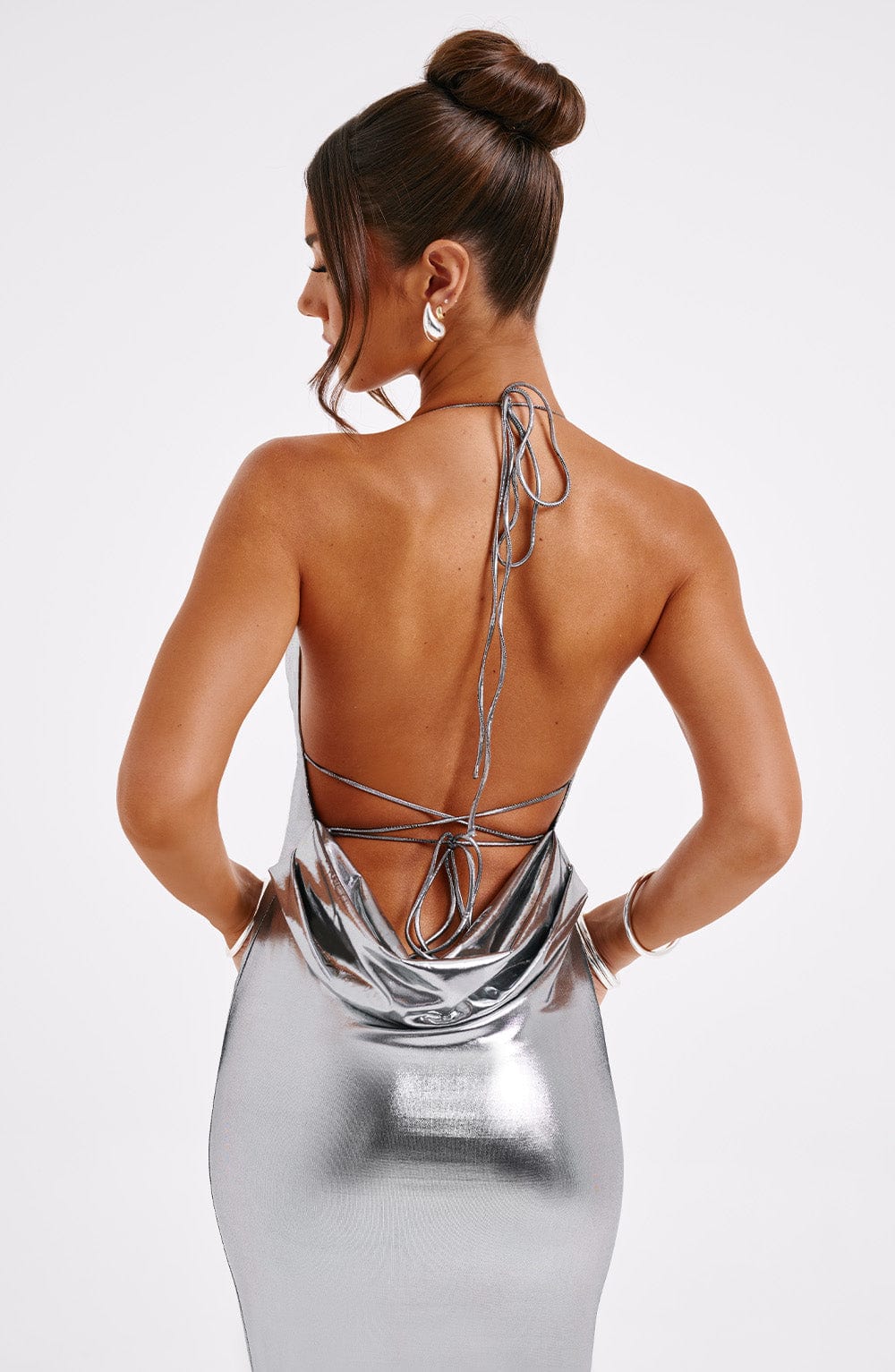 Melanie | Open-Back Maxi Dress