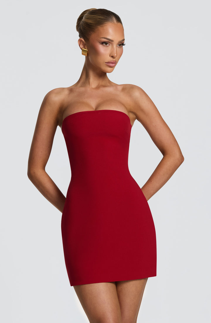Tamara | Strapless Sculpted Mini Dress