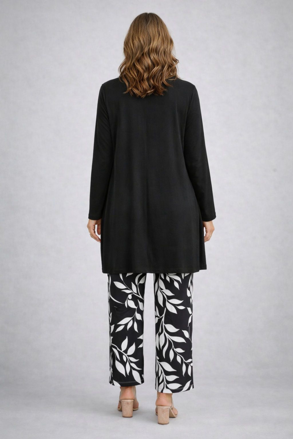 Cecilia | Black Botanical Layered Set